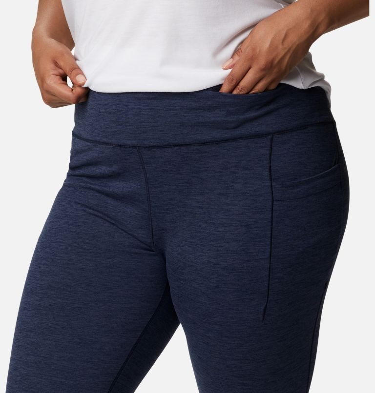 Women's Columbia Weekend Adventure Pants Navy | Plus Size CA-DL0A3